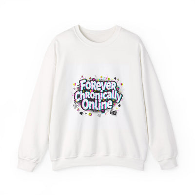 Forever Chronically Online Sweatshirt | brainrot, internet meme culture