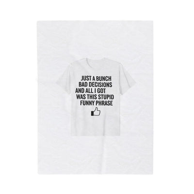 stupid funny phrase blanket | sarcastic introvert humor, anxiety humor