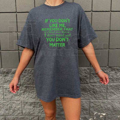Plus Size Women’s Mind Over Matter T-Shirt – Inspirational Quote Graphic Tee, Casual Cotton Shirt