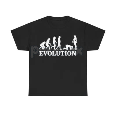 "Evolution Simp" Funny Graphic T-Shirt - Absurdist Meme Culture Unisex Cotton Tee, Ironic Statement Shirt