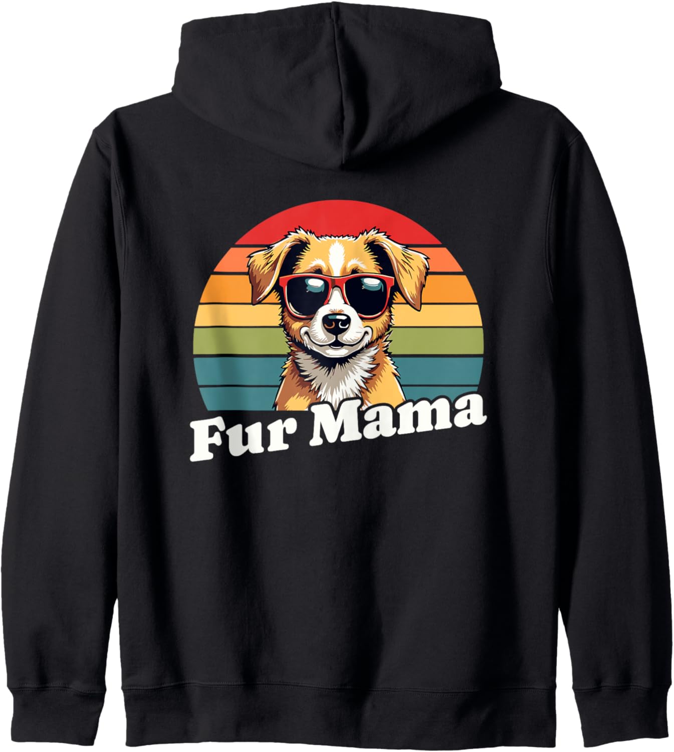 Fur Mama - Funny Dog Zip Hoodie