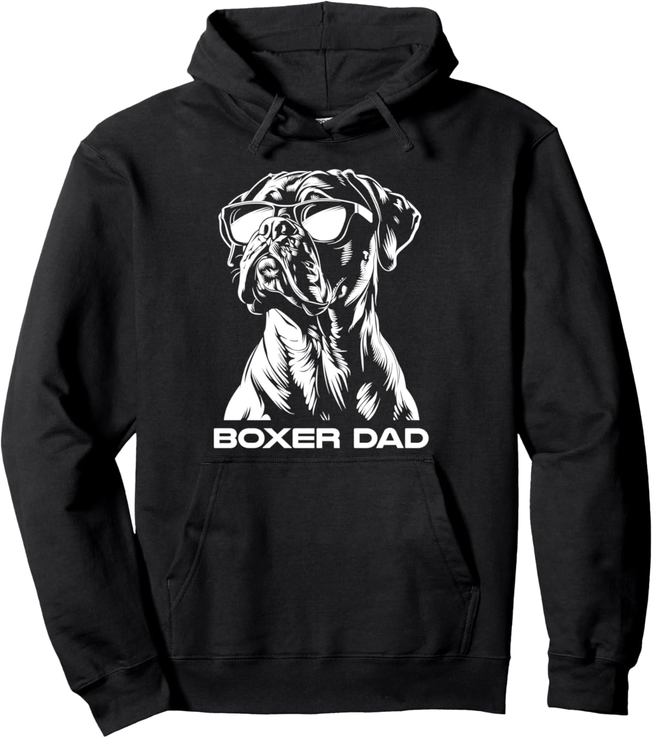 Boxer Dad Funny Dog Pullover Hoodie