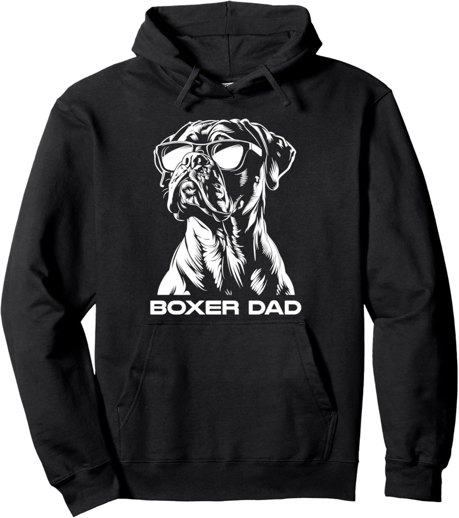 Boxer Dad Funny Dog Pullover Hoodie