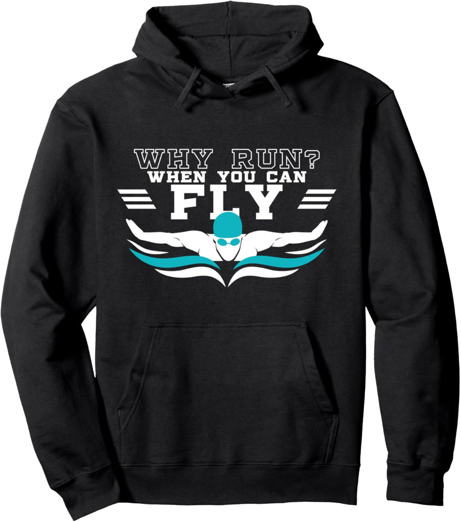 Swimmer Hoodie, Swim Hoodies Funny Pullover Hoodie