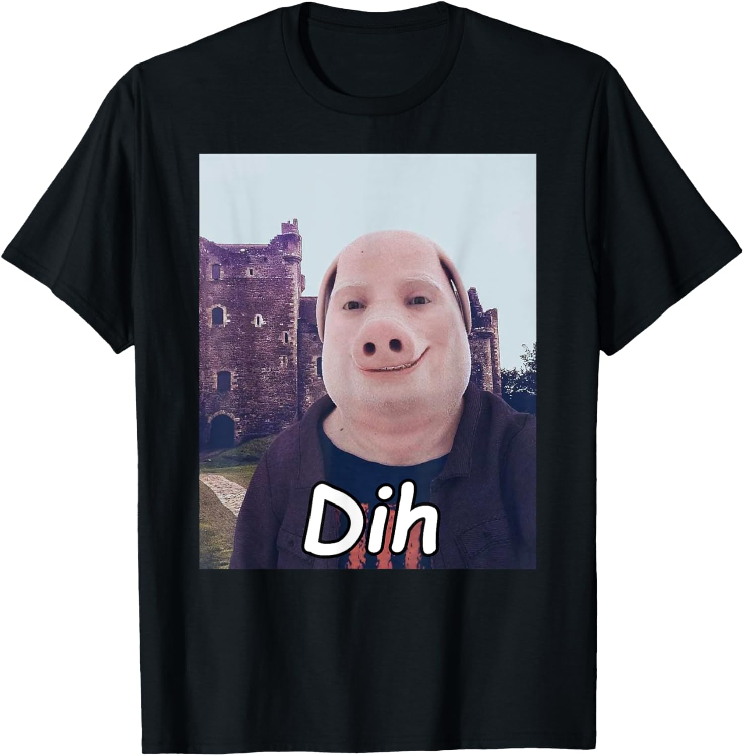 funny brainrot gen z humor cat meme dihh cat meme gen alpha Men Women T-Shirt