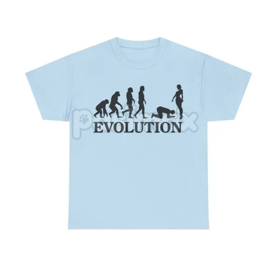 "Evolution Simp" Funny Graphic T-Shirt - Absurdist Meme Culture Unisex Cotton Tee, Ironic Statement Shirt