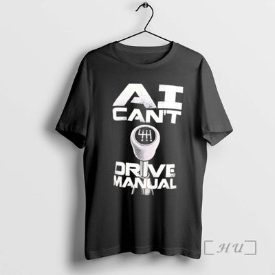 Vintage Officials Ai Cant Drive Manual Tee 80s Retro Western