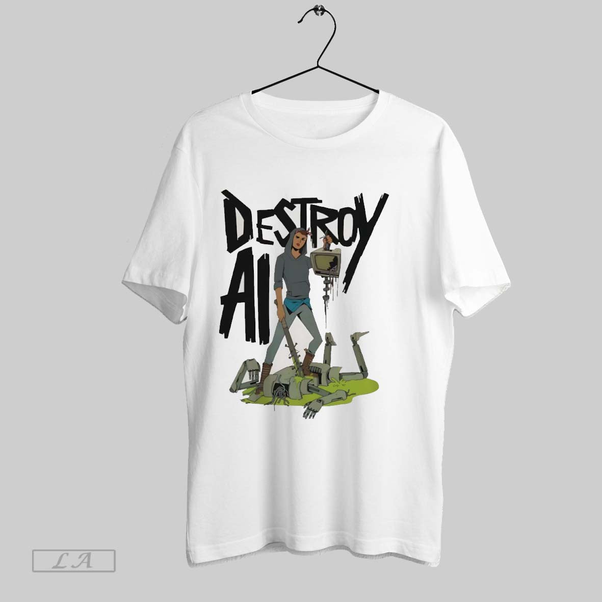 Vintage Original Destroy Ai Tank Top 80s Retro Urban