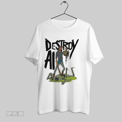 Vintage Original Destroy Ai Tank Top 80s Retro Urban