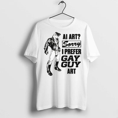 Vintage Premium Ai Art Sorry I Prefer Gay Guy Art T Shirts Sweatshirt
