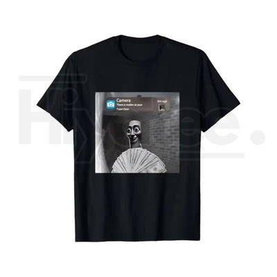 "Tung Tung Tung Sahur" Funny Viral Meme – Premium Cotton Black Graphic Top