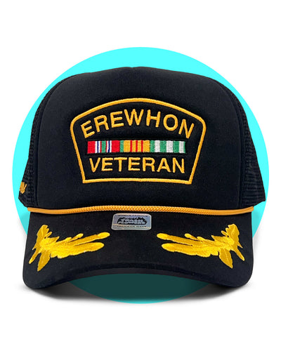 Unofficial Parody Erewhon Veteran Trucker Hat