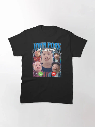 John Pork Vintage Retro Design