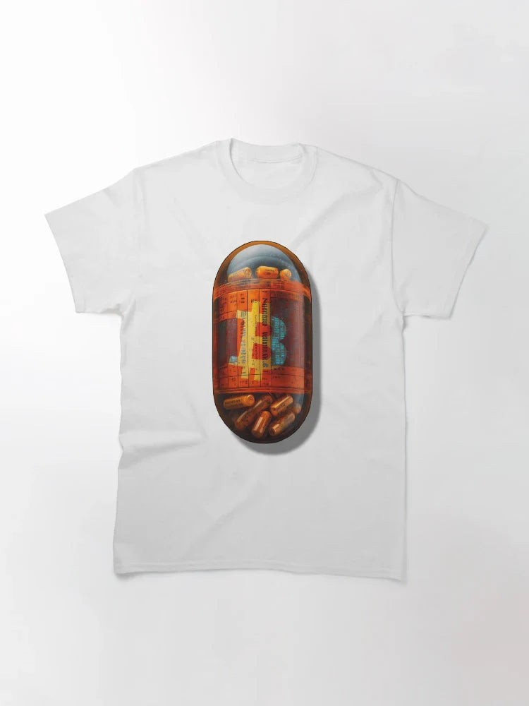 AI 3D Bitcoin Art Orange Pill