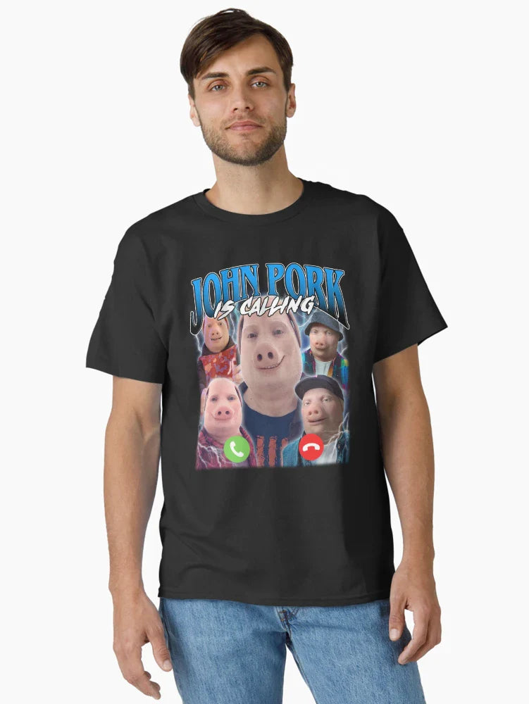 John Pork Vintage Retro Design