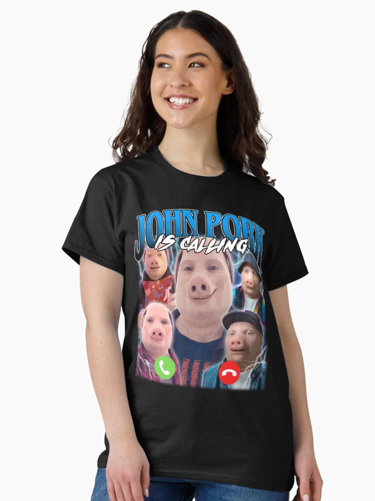 John Pork Vintage Retro Design