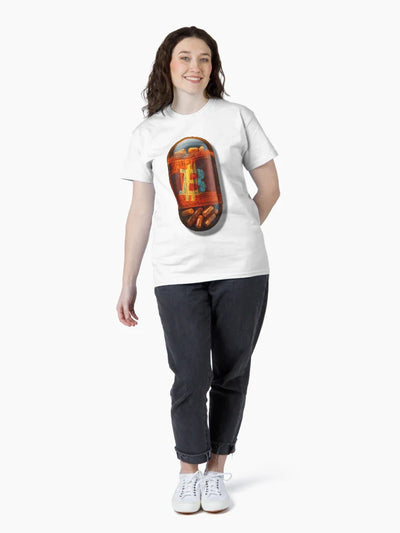 AI 3D Bitcoin Art Orange Pill
