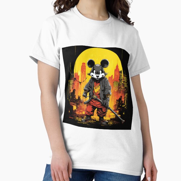 Throwback Tactical Mickey Ai Punk Aesthetic Hd T T Minimal TShirt Y2K